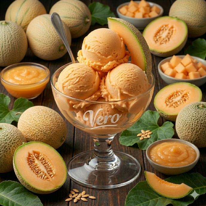 Muskmelon Fruit Ice