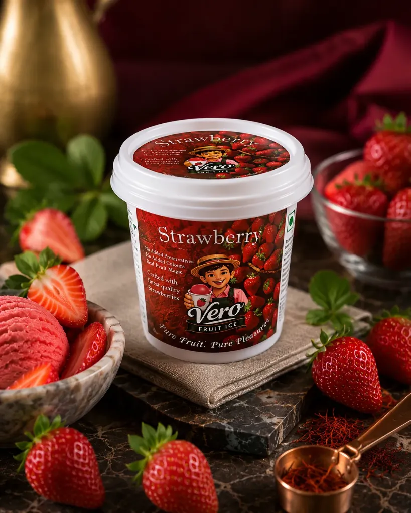 Strawberry Fruit Ice