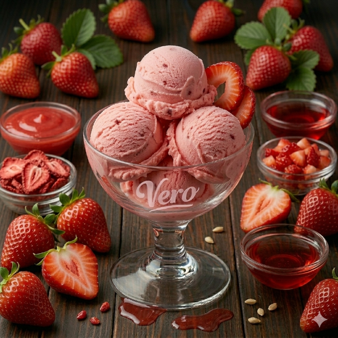 Strawberry Fruit Ice
