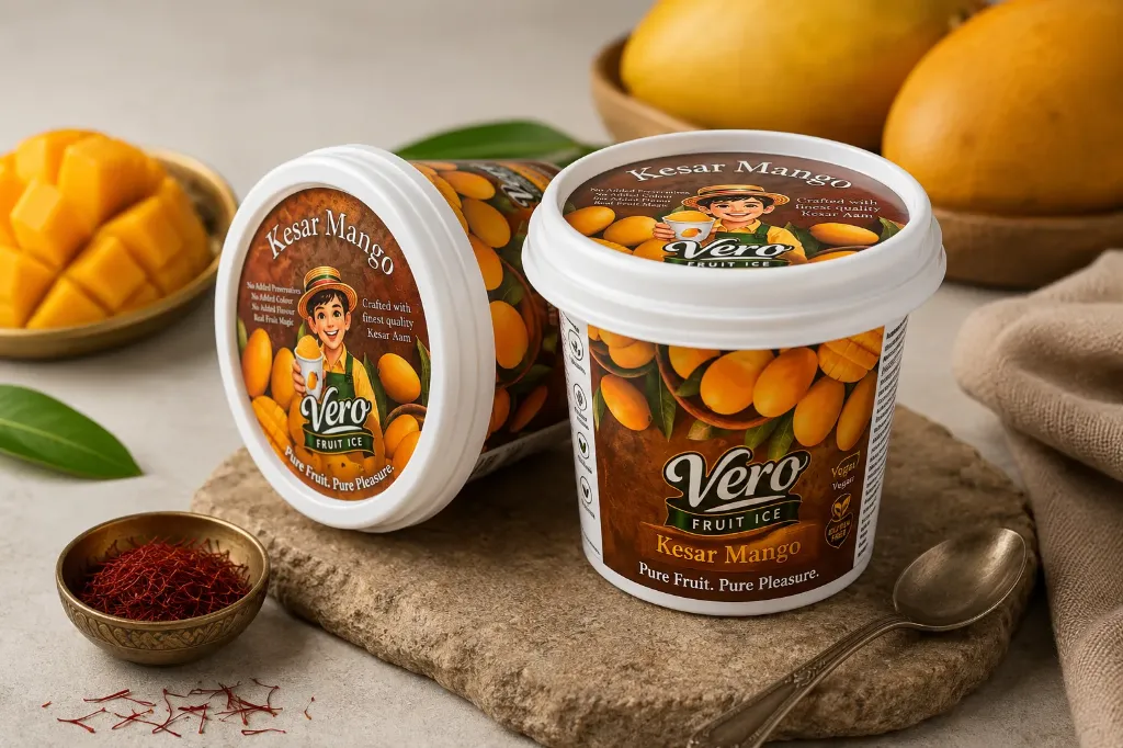 Kesar Mango Fruit Ice